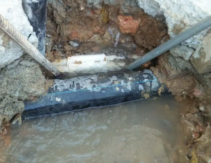 麦盖提测漏水之水管漏水